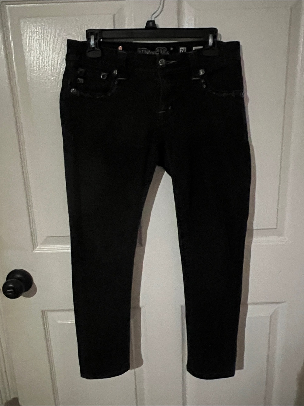 Miss Me Black Skinny Jeans - Sleek High-Rise Look